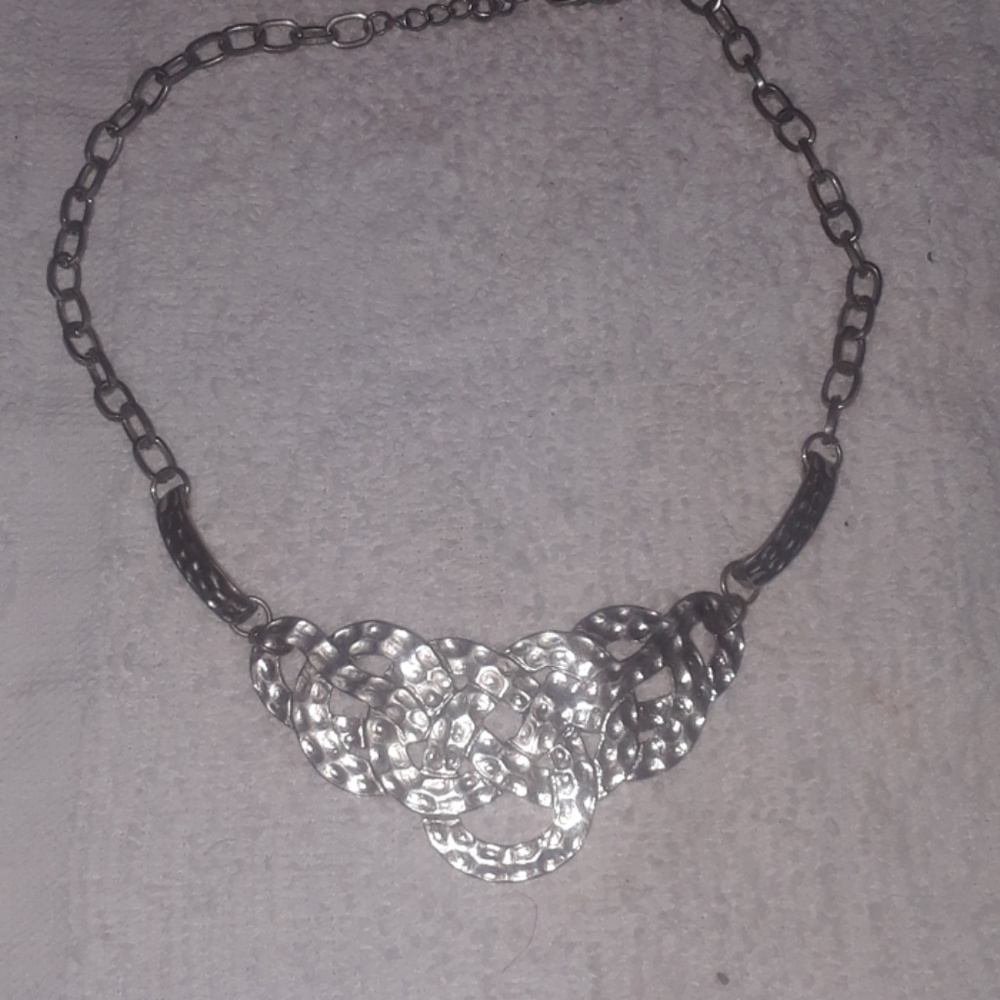 Vintage silver colored necklace